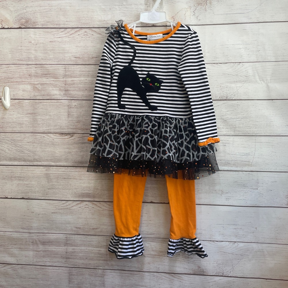 BONNIE JEAN TWO PIECE HALLOWEEN DESIGN PANT SET